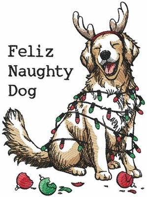Felix Naughty Dog SWEATSHIRT EMBROIDERED Beautiful