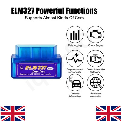 OBD2 ELM327 MINI Bluetooth Auto Codeleser Diagnosescanner für Android
