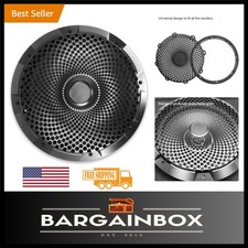 Robust 12-Inch High Excursion Black Steel Subwoofer Grille - Ultimate Protection