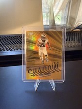 2025 Topps Chrome Saquon Barkley Shadow Etch /50 GOLD Case Hit SSP Eagles #SE-14