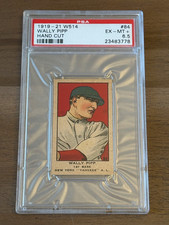 1919-21 W514 #84 Wally Pipp (Hand Cut) New York Yankees - PSA 6.5