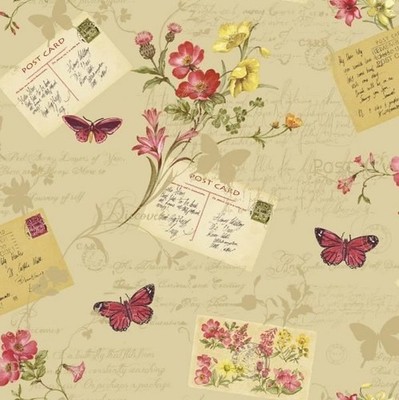 NEU ARTHOUSE SOPHIE CONRAN POSTKARTEN ZUHAUSE BLUMEN SCHMETTERLING MOTIV TAPETE 