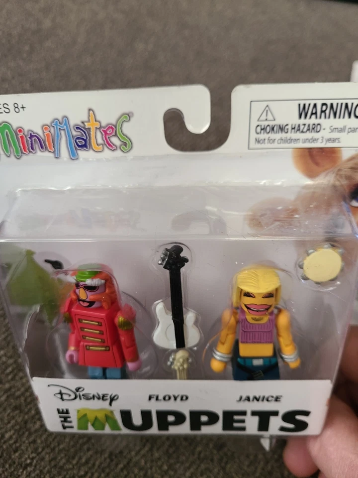 Figura de Floyd Pepper Janice Muppets banda de caos eléctrica Diamond Select Minimates Foto 3 de 4