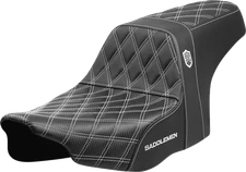 Saddlemen SDC Pro Series White Lattice Seat for 2023-25 Harley Street Road Glide