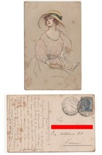 Cartolina A. ZANDRINO viaggiata 1922