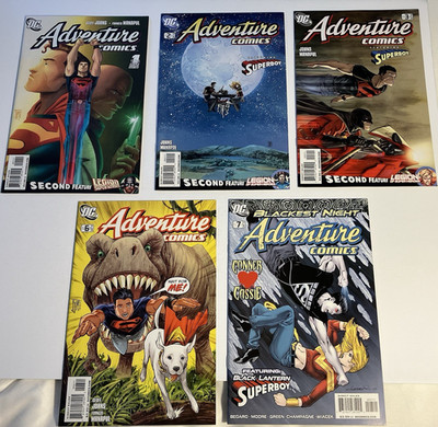 DC.   Adventure Comics Lot. Superboy.  Geoff Johns.  10 High grade comics 