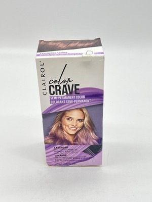 Clairol Color Crave Semi-Permanent Hair Color Dye - Lavender - 2 oz NIB