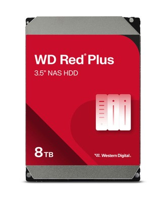 WD Red Plus WD80EFPX NAS HDD - 8 TB 5640 rpm 256 MB 3,5 Zoll SATA 6 Gbit/s CMR