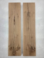 30" Very Cool Set Of 2 White Oak Lumber Wood Kiln Dried Board Slab