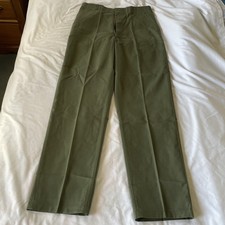 U.S. GI Pants 36x35 Utility Men's Durable Press OG-507 Poly Cotton NOS  Military