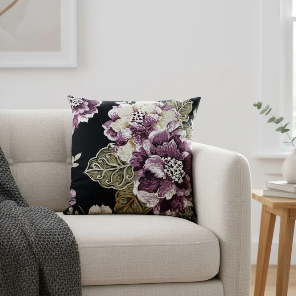 Velvet Cushion Cover Front View