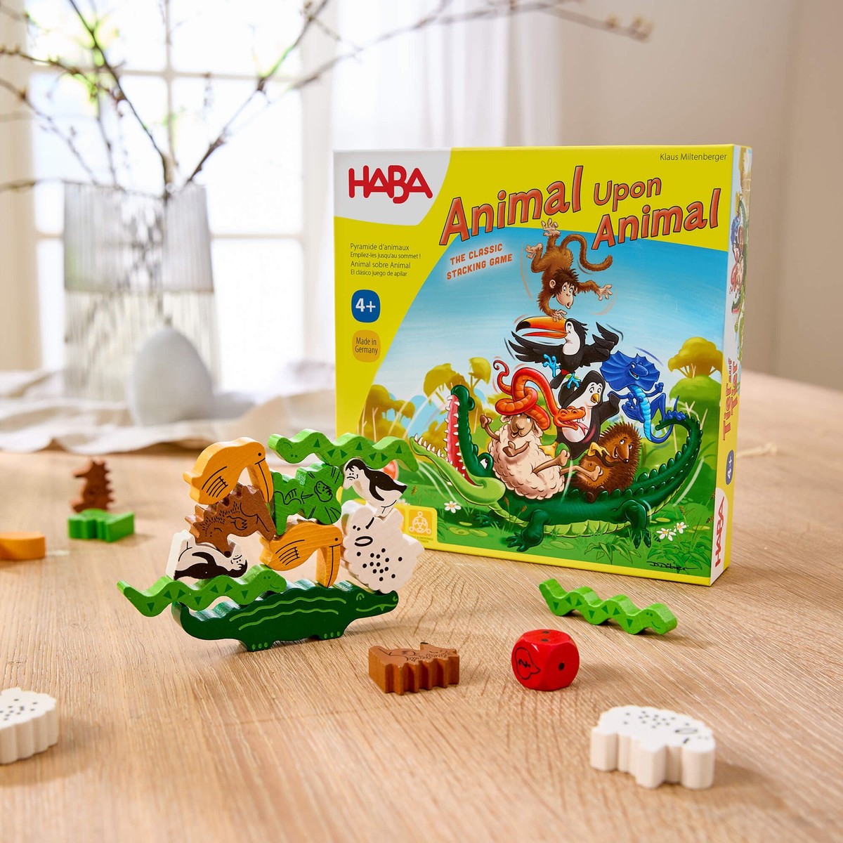 HABA Cubi Impilabili Zippy Cars – Torre Di Cubi In Cartone, Gioco Impilabile Per Bambini 12+ Mesi, 10 Pezzi - 2