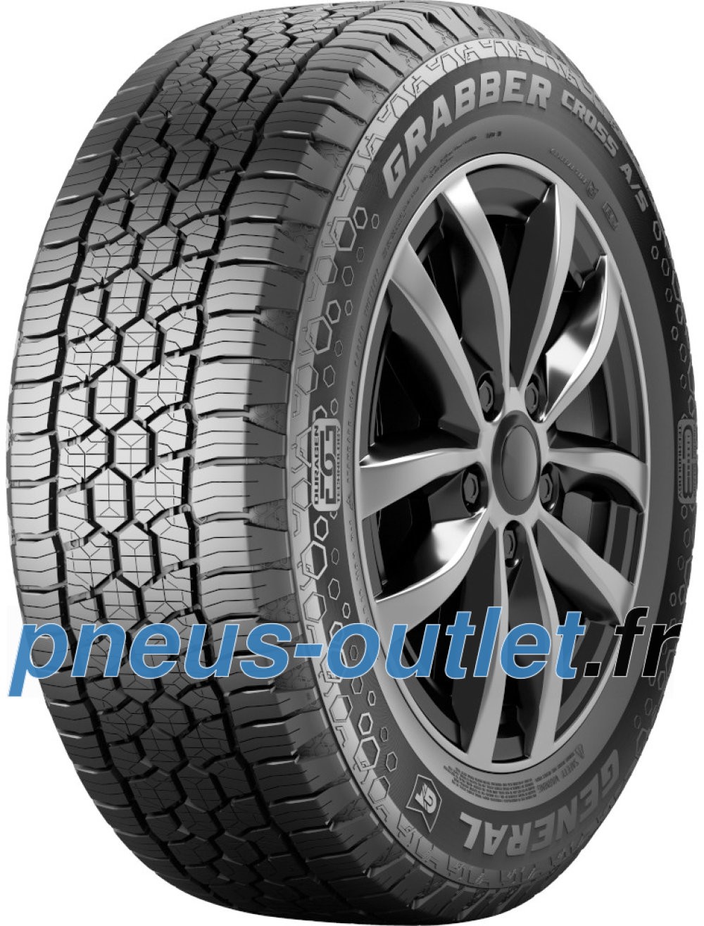 Pneu General Grabber Cross A/S 225/55 R18 98V toutes saisons pour SUV électriques