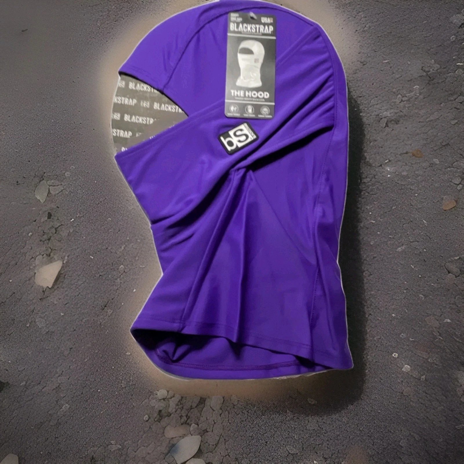 Blackstrap The Hood Helmet Friendly Balaclava, Purple, One Size, Adult