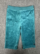 Vintage Juicy Couture Pants Baby Size 3-6 Months Teal Blue Velour Jogger Y2K