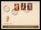 DR WHO 1948 FINLAND FDC CHILD TB SEMI POST OVPT COMBO M82663