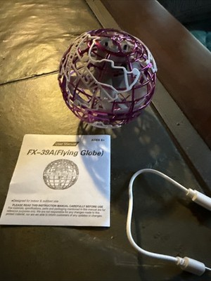 Flying Globe, Purple, New Without Box, Purple, With Charger