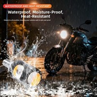 Eurowagens Wasserdichte Motorrad LED Blinker RüCklicht Bremslicht Lampe Hochhell