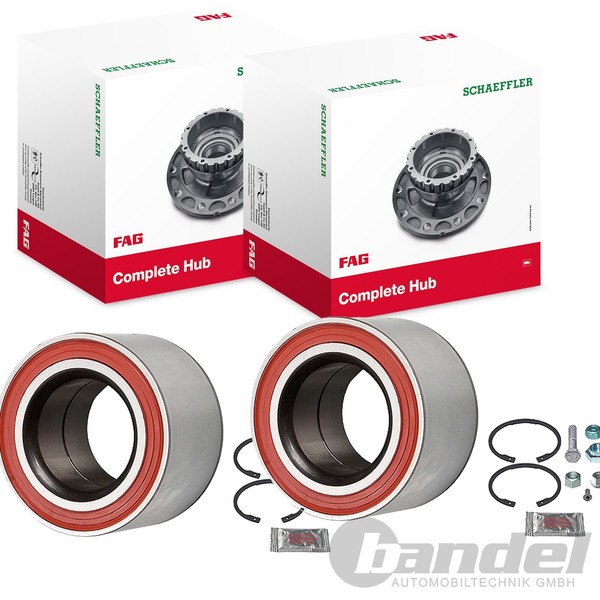 2X FAG RADLAGER-SATZ Vorne Passend FÜR Audi 50 VW Derby Polo Links+Rechts-image