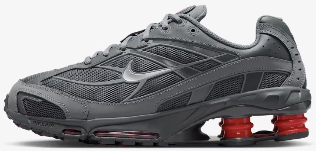 Nike Shox Ride 2 Smoke Grey University Red for Sale | Authenticity