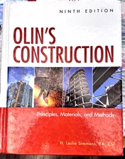 Olins Construction: Principles, Materials, and Methods - Hardcover - GOOD