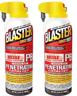 2 PACK of  PB BLASTER Penetrating Catalyst PRO STRAW  11oz bottles FREE SHIPPING