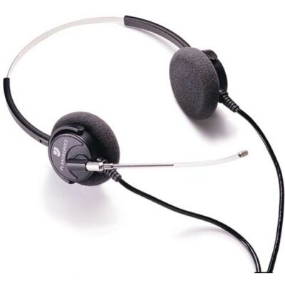 Plantronics P61-U10P Supra Binaural Voice Tube QD Headset for Avaya Nortel NEC