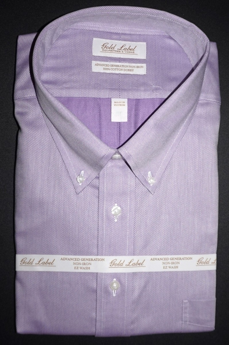 Roundtree Yorke Gold Label Dress Shirt 18.5 - 38/39 TALL Purple NWT (BT-4) | eBay Roundtree Yorke Gold Label Dress Shirt 18.5 - 38/39 TALL Purple NWT (BT-4) | eBay