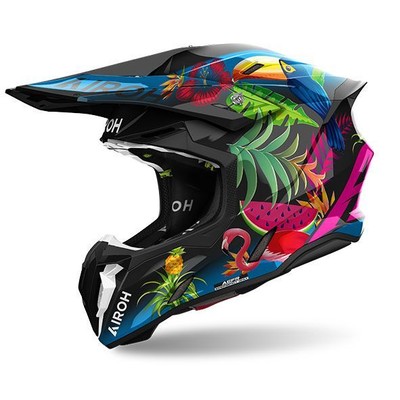 Off-Road Helmet Airoh TWIST 3 AMAZONIA Gloss