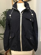 Penfield Hooded Jacket Navy Raincoat Zip Coat M Rrp £150