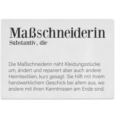 Definition Maßschneiderin. Beruf Arbeit Job 10601005219
