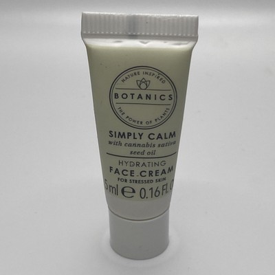 BOTANICS Simply Calm with Cannabi Sativa Seed Oil Hydrating Face Cream 0.16 oz
