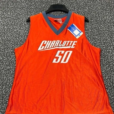 Charlotte Bobcats Okafor #50 Jersey Shirt Women Large Red NBA V-Neck New L - Image 1 of 4