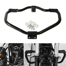 Black Engine Guard Highway Crash Bar For Harley Sportster 883 1200 XL XR 2004-22