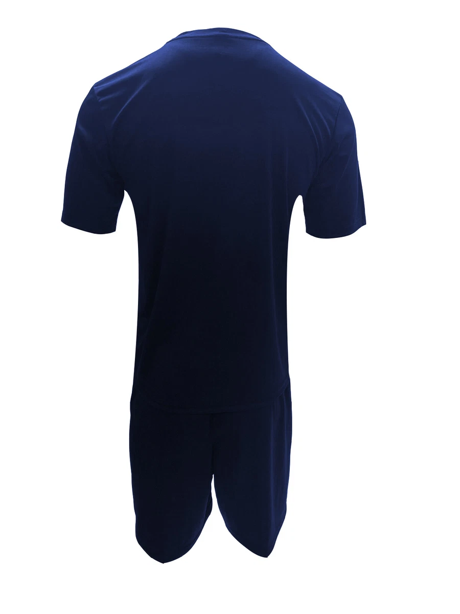 Custom Soccer Jersey Team Uniform Navy Blue Jersey Shorts Socks Men Youth