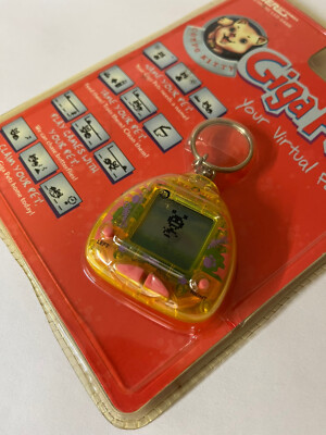 ORIGINAL Giga Pets Compu Kitty Black Cat Virtual Pet Tiger Electronics 1997 New