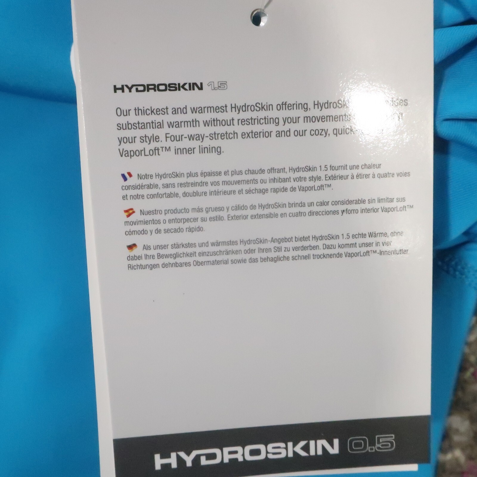 NRS HydroSkin  Womens Small 0.5 Neoprene Short Sleeve Shirt Top Blue NWT NEW