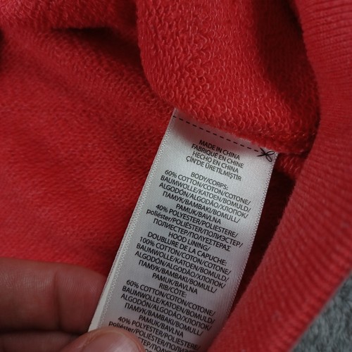 Polo Ralph Lauren Jacket Boys Large Red Hooded Fll Zip Big Pony Preppy - Picture 6 of 9