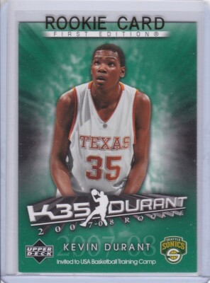 KEVIN DURANT ROOKIE CARD 2007 Upper Deck 1st Edition COLLEGE