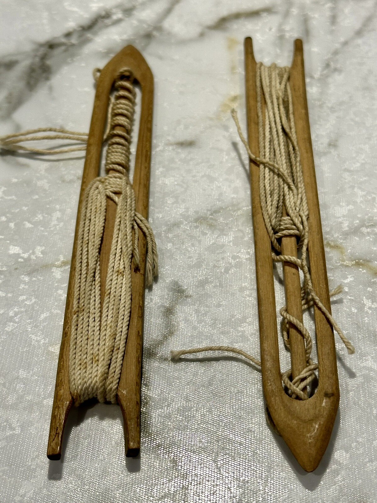 Vintage Antique Fishing Net Repair Tool, Fish Netting Needle Shuttle