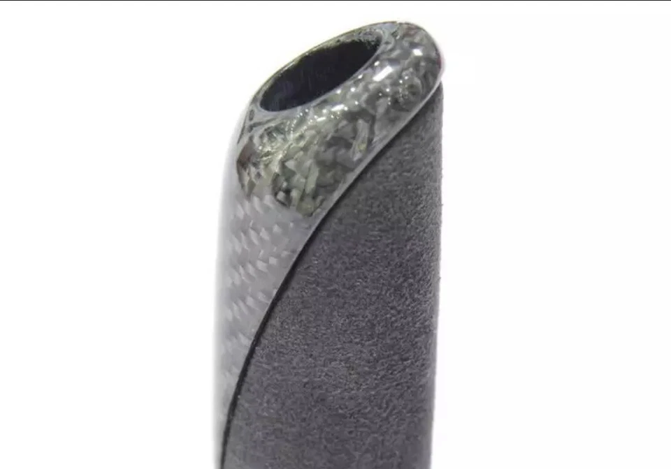 Palanca cubierta de freno de mano de fibra de carbono real BMW M135i M140i M235i M240i Foto 3 de 4