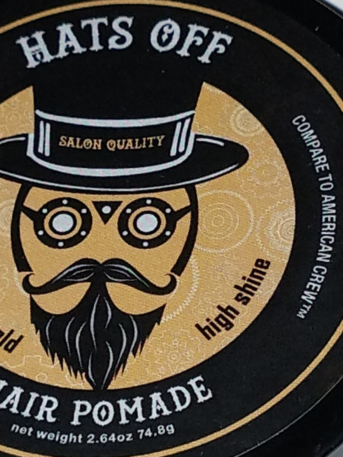 HATS OFF Mens Hair Pomade Medium Hold 