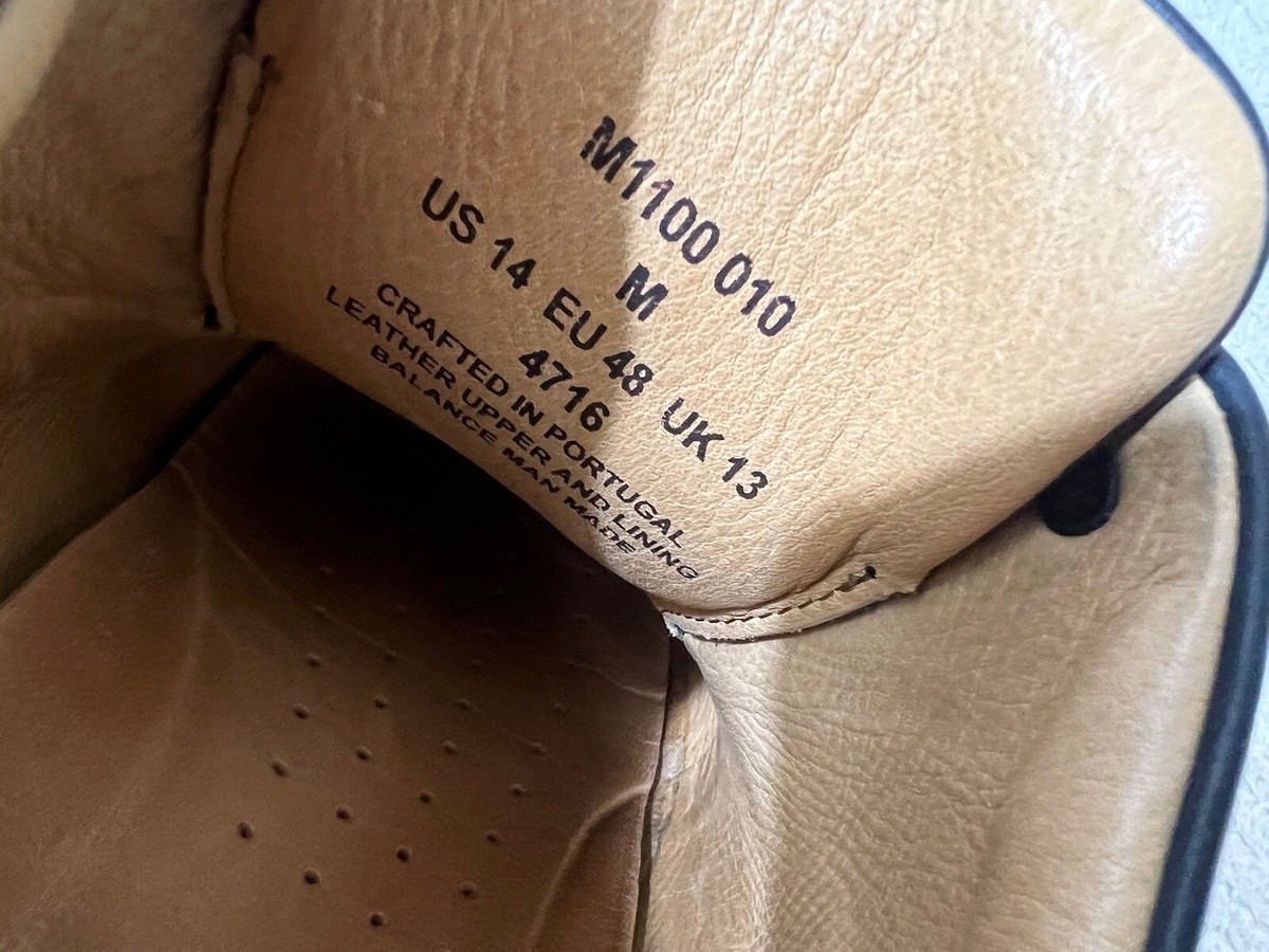 Samuel Hubbard Men’s 14M Oxford Shoes Navy Blue Leather Vibram Made In Portugal Samuel Hubbard Oxford Shoes Sz 8 Blue Suede Vibram Made In  main image 2