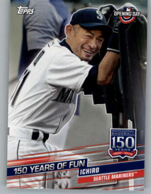 2019 Topps Opening Day 150 Years of Fun #YOF21 Ichiro (ref 154027)