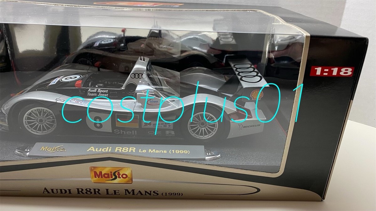 MAISTO製 アウディーＲ8R　　 ル・マン1999　1/18 　中古品 MAISTO AUDI R8R 1:18 LE MANS 1999 SILVER | eBay