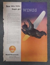 Shell Gas 1943 Magazine Advertisement Ad Oil Rare Eversharp Pencil Pen 