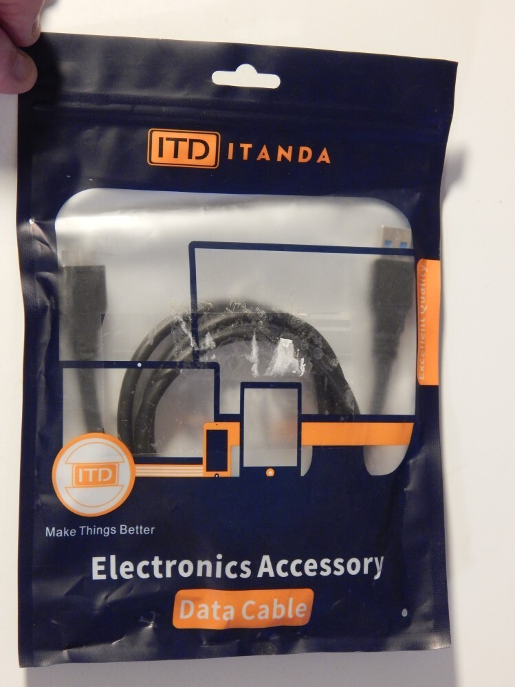 Itanda USB 3.0 Heavy-Duty High Speed Micro Cable for Hard Drives 3.3 ft