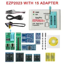 USB SPI Programmer+12 Adapters Support 24 25 26 93 95 EEPROM 25 Flash Bios Chip