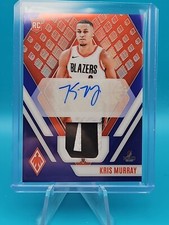 KRIS MURRAY - 2023-24 Panini Phoenix ROOKIE JERSEY AUTO BLUE 9/25 Trailblazers