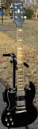 2019 Epiphone Tony Iommi Signature SG Custom Left Handed Black Sabbath Lefty